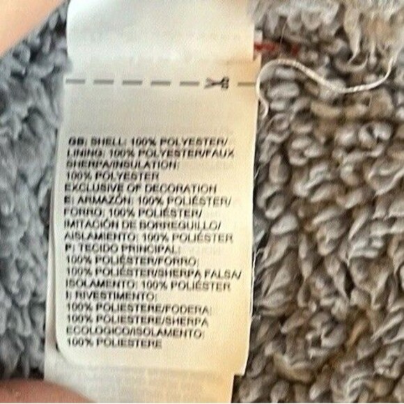 The North Face Puffer Hoodie Jacket Infant 3-6M Navy Mount Chimborazo Reversible - Picture 8 of 9